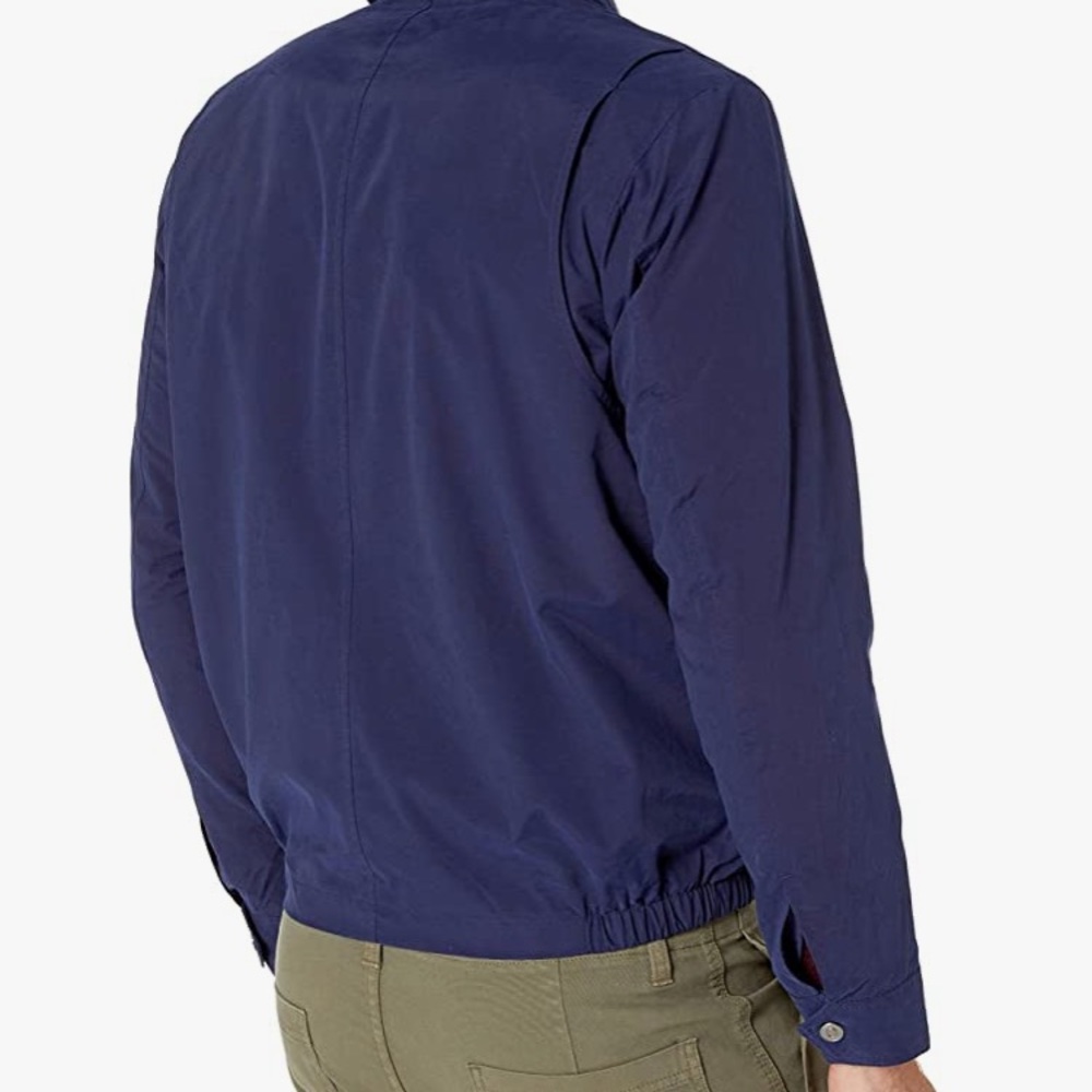 Amazon Essentials Men's Water-Resistant Zip-Front Golf Jacket - Navy XXL NEW!